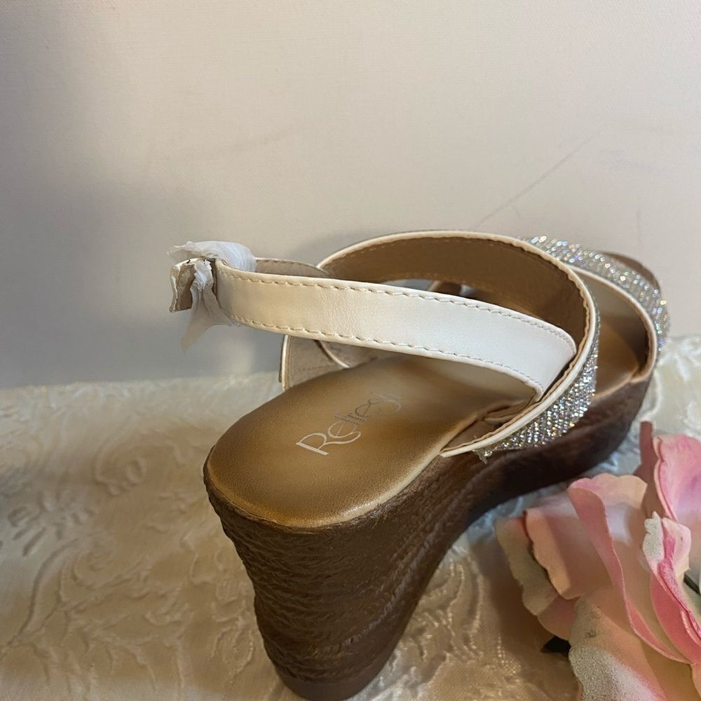 💥Refresh Rhinestone Embellished Wedge Sandals - Picture 4 of 10